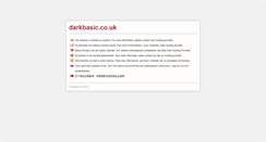 Desktop Screenshot of darkbasic.co.uk
