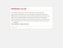 Tablet Screenshot of darkbasic.co.uk